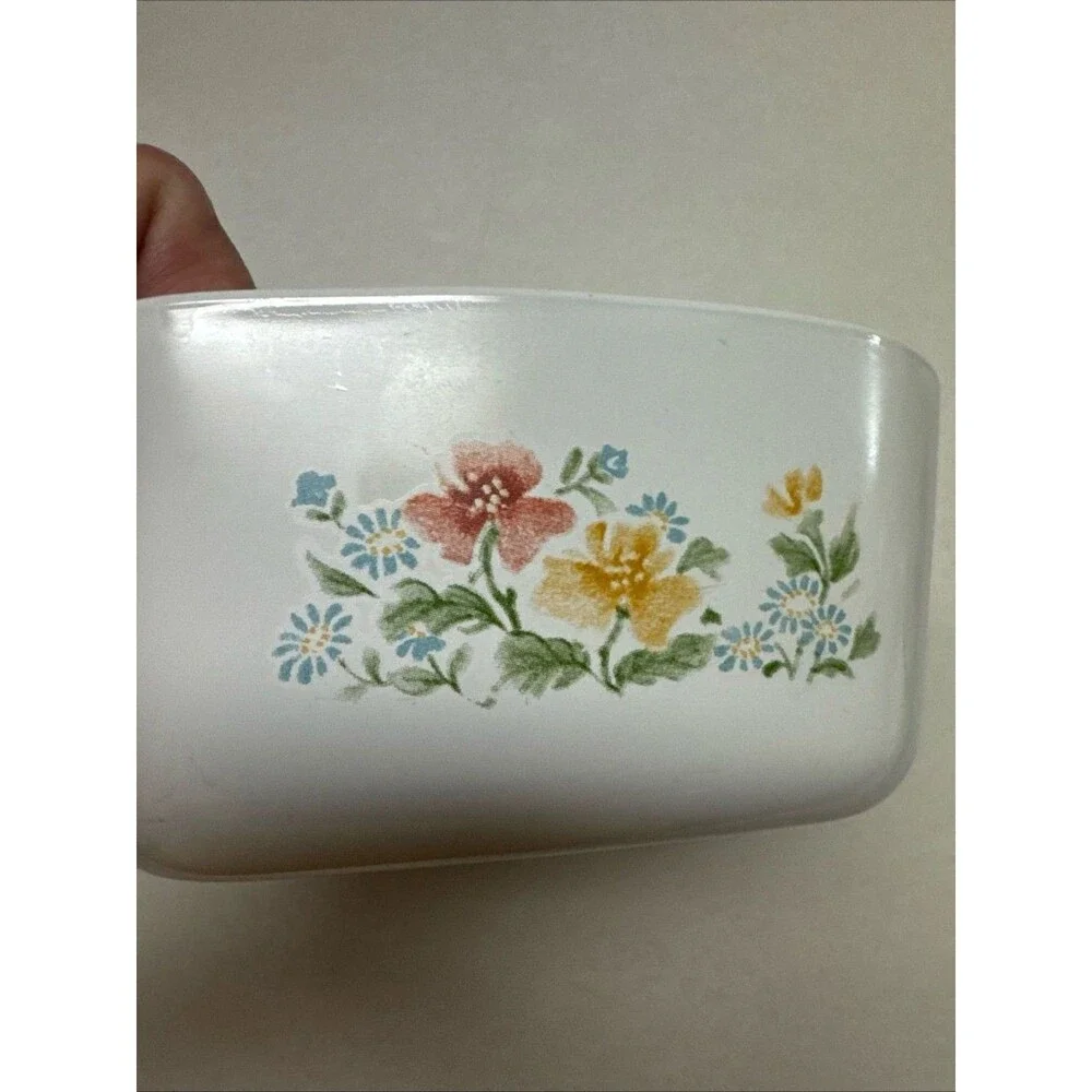 Corning Ware Wild Flower Pattern P-43-B Petite Casserole Dish Petite No Lid Rare